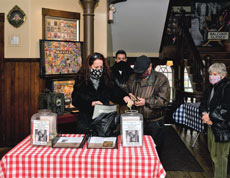 Donations to the Kansas Silent Film Festival were encouraged at the New Hampshire event