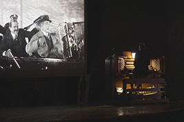 Ben Model accompanied the last feature movie of Friday enening, "Paths to Paradis, starring Raymond Griffith