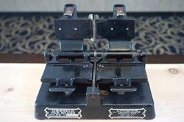 Close-up of projection goodies