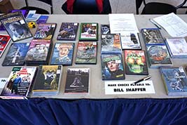Here are some copies of the many digital silent movies made available for purchase by festival attendees.