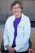 Volunteers Carol Rhodes