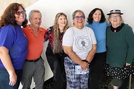 This group attends KSFF regularly (From left: Melanie Lawrence, ?, Wendy Mahaffey, Candy Pfaltzgraf, Kellee Pratt, and Kelly Kitchens Wickerham)