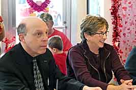 Ben Model and Melissa Talmadge Cox at Bobo's