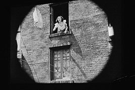 Showing Buster Keaton's short subject movie NEIGHBORS