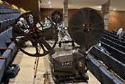 Testing the 16mm projectors was an important part of our event set-up